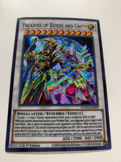 Paladins of Bonds and Unity | Secret Rare | Orica PROXY