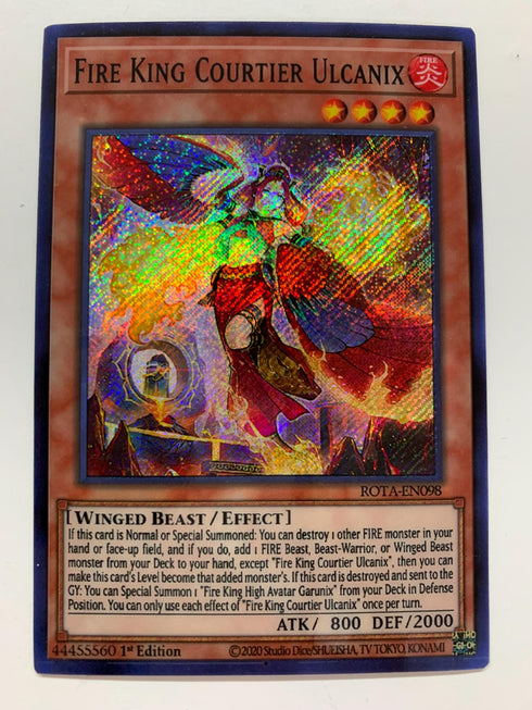 Fire King Courtier Ulcanix | Secret Rare | Orica PROXY