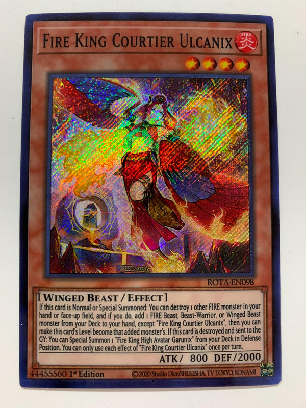 Fire King Courtier Ulcanix | Secret Rare | Orica PROXY