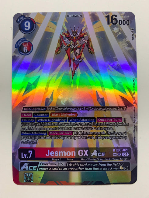 Jesmon Gx Ace BT20-021 (Alternate Art) | FULL HOLO | Orica PROXY