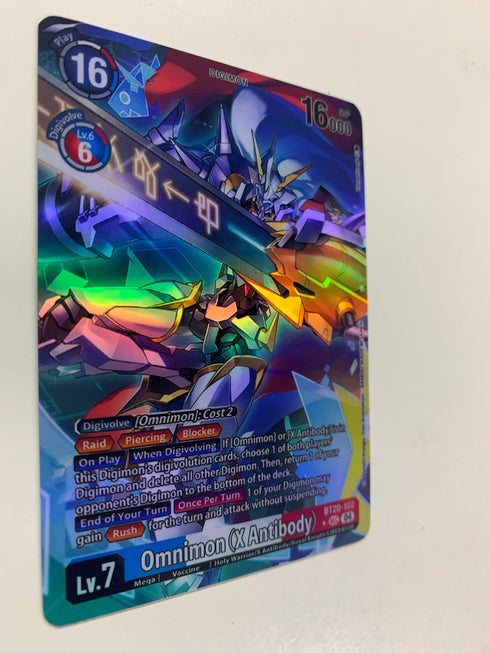 Omnimon (X Antibody) BT20-102 (Alternate Art) | FULL HOLO | Orica PROXY