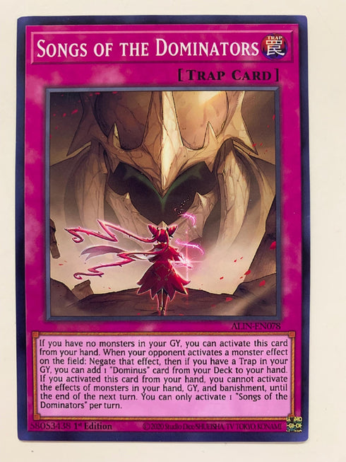 Songs of the Dominators | Secret Rare | Orica PROXY