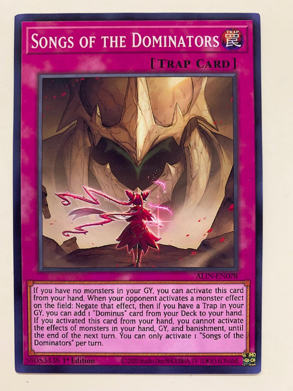 Songs of the Dominators | Secret Rare | Orica PROXY