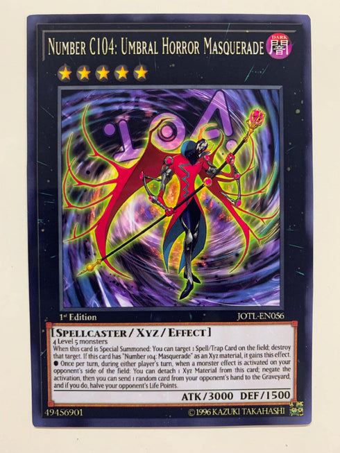 Number C104: Umbral Horror Masquerade | Super Rare | Orica PROXY