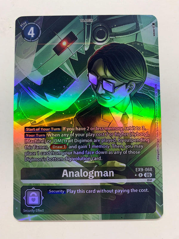 Analogman EX9-068 (Alternate Art) | FULL HOLO | Orica PROXY