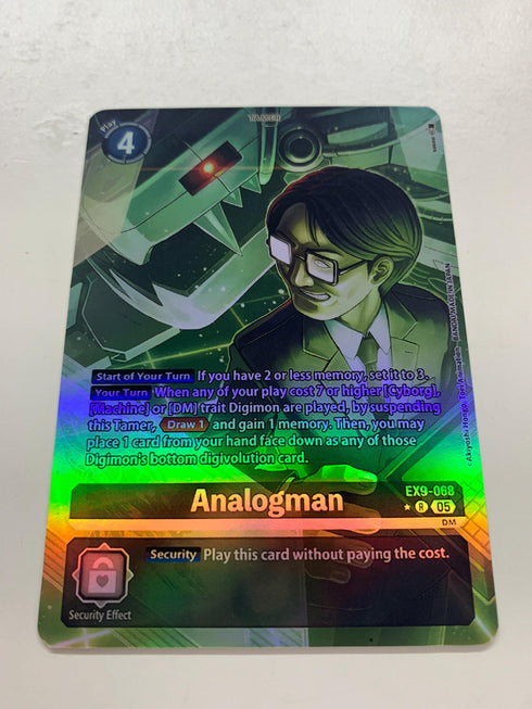 Analogman EX9-068 (Alternate Art) | FULL HOLO | Orica PROXY