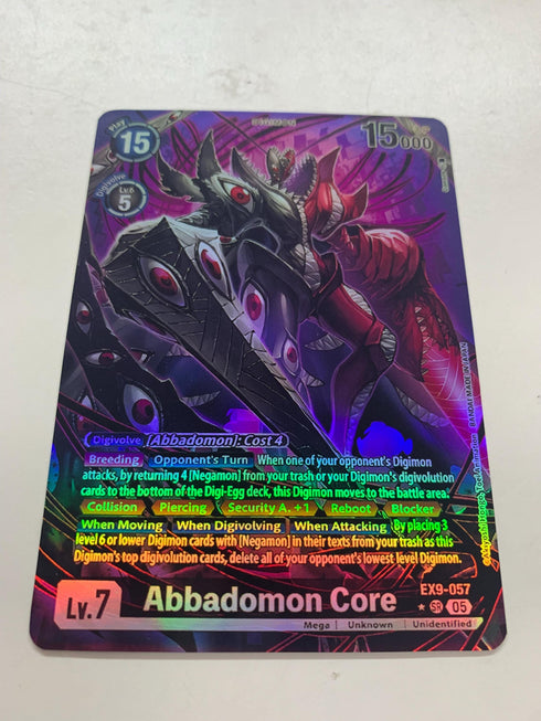 Abbadomon Core EX9-057 (Alternate Art) | FULL HOLO | Orica PROXY