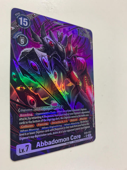Abbadomon Core EX9-057 (Alternate Art) | FULL HOLO | Orica PROXY