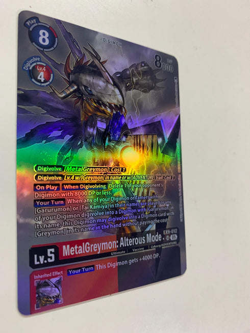 MetalGreymon: Alterous Mode EX9-012 (Alternate Art) | FULL HOLO | Orica PROXY
