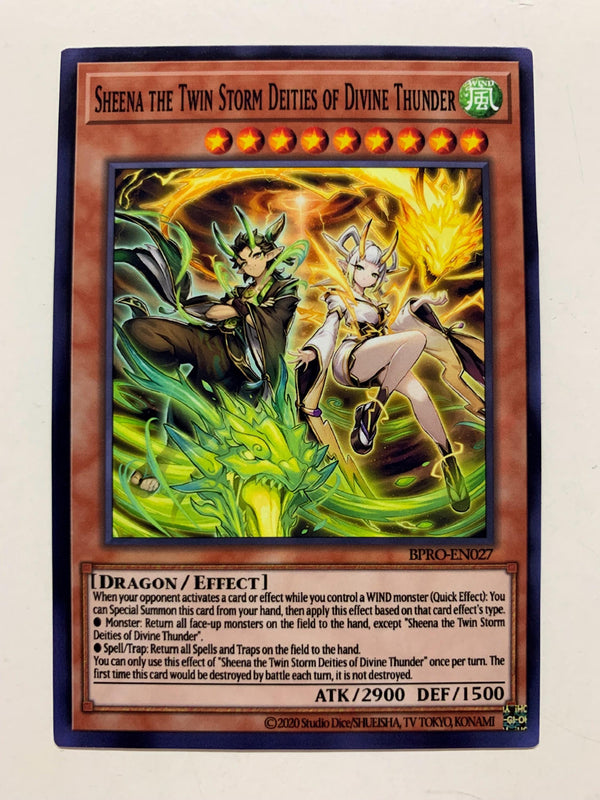 Sheena the Twin Storm Deities of Divine Thunder | Super Rare | Orica PROXY