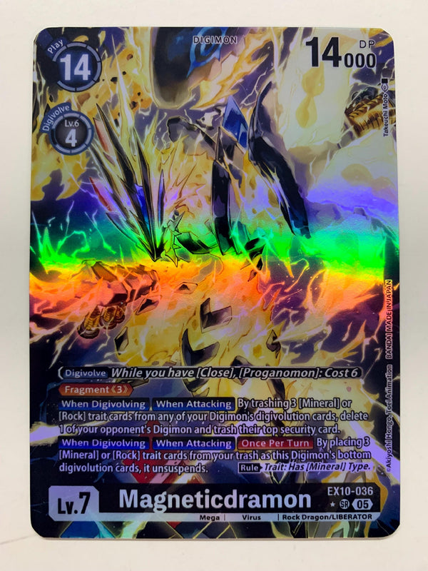 Magneticdramon EX10-036 (Alternate Art) | FULL HOLO | Orica PROXY