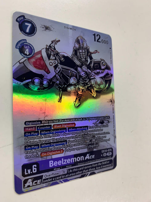 Beelzemon Ace EX10-074 (Alternate Art) | FULL HOLO | Orica PROXY