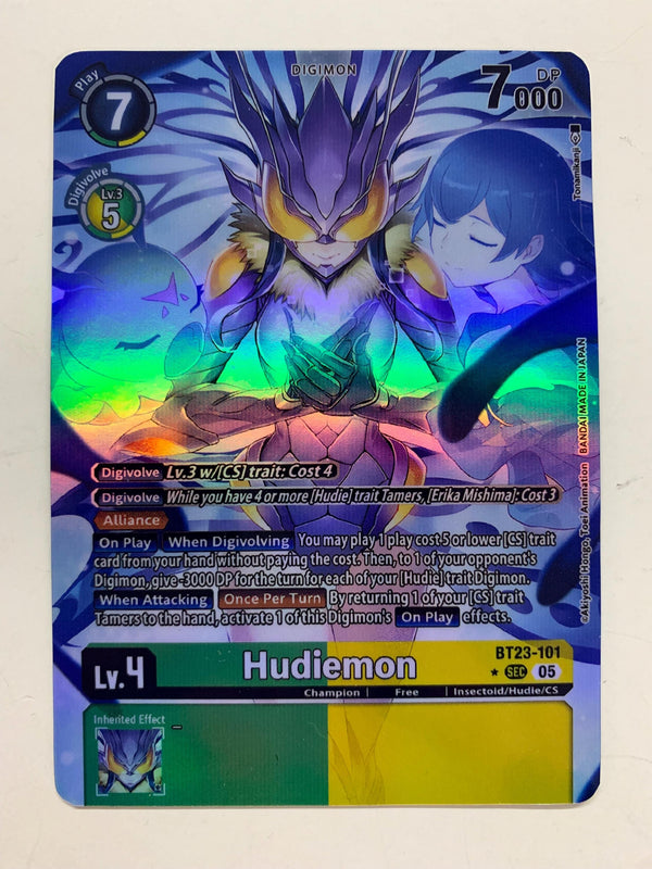 Hudiemon BT23-101 (Alternate Art) | FULL HOLO | Orica PROXY