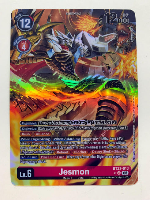 Jesmon BT23-013 (Alternate Art) | FULL HOLO | Orica PROXY