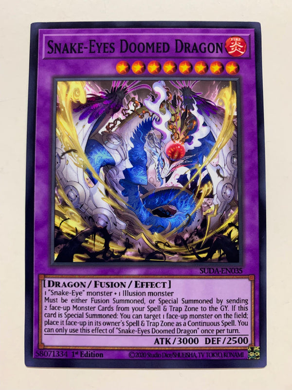 Snake-Eyes Doomed Dragon | Secret Rare | Orica PROXY
