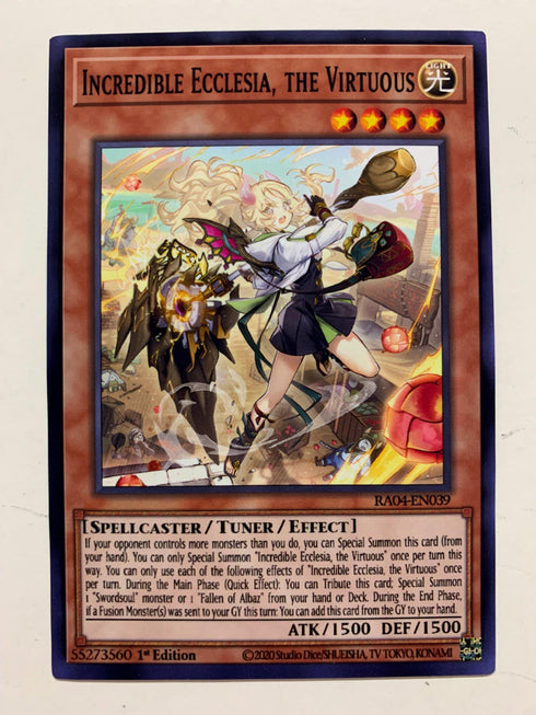 Incredible Ecclesia, the Virtuous (Alternate Art) | Secret Rare | Orica PROXY