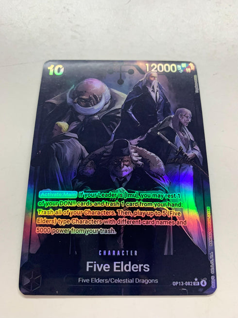 Five Elders OP13-082 (Alternate Art) | FULL HOLO | Orica PROXY