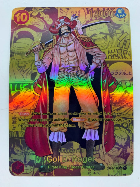 Gol D. Roger OP09-118 (Alternate Art) | FULL HOLO | Orica PROXY