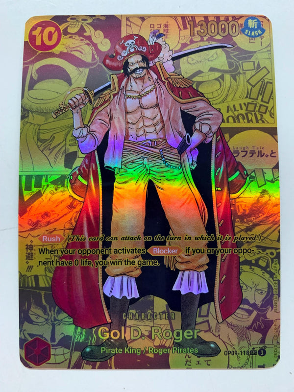 Gol D. Roger OP09-118 (Alternate Art) | FULL HOLO | Orica PROXY