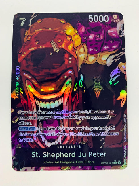 St. Shepherd Ju Peter OP13-084 (Alternate Art) | FULL HOLO | Orica PROXY