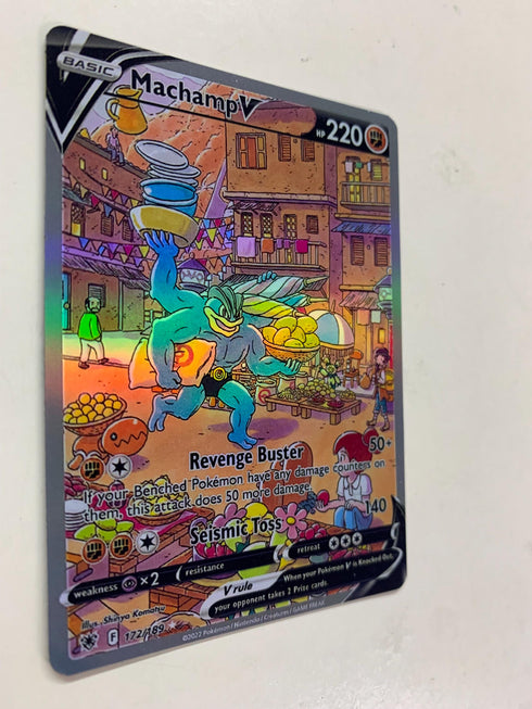 Machamp V 172/189 | FULL HOLO | Orica PROXY