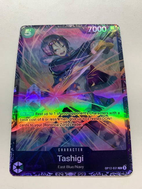 Tashigi OP12-031 (Alternate Art) | FULL HOLO | Orica PROXY