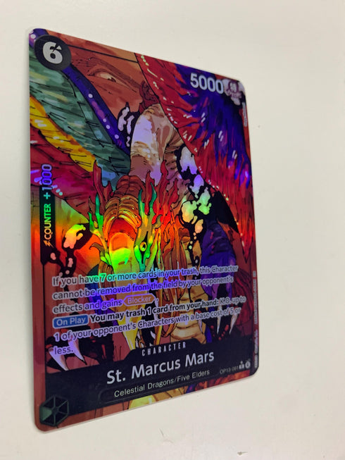 St. Marcus Mars OP13-091 (Alternate Art) | FULL HOLO | Orica PROXY