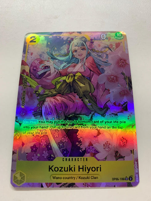 Kozuki Hiyori OP06-106 (Alternate Art) | FULL HOLO | Orica PROXY