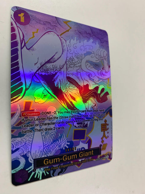 Gum-Gum Giant OP09-078 (Alternate Art) | FULL HOLO | Orica PROXY
