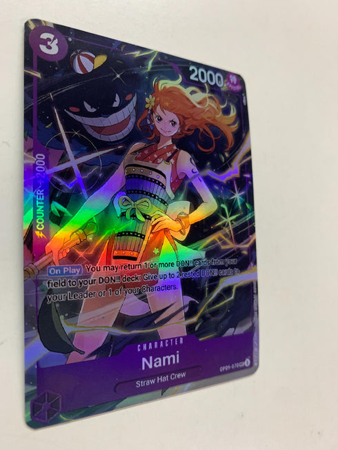 Nami OP09-070 (Alternate Art) | FULL HOLO | Orica PROXY