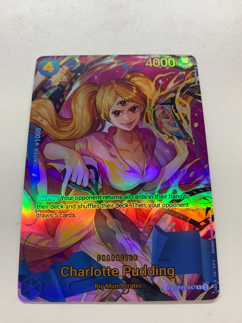 Charlotte Pudding OP06-047 (Alternate Art) | FULL HOLO | Orica PROXY