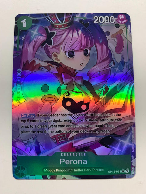 Perona OP12-034 (Alternate Art) | FULL HOLO | Orica PROXY