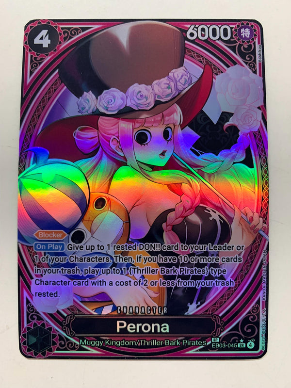 Perona EB03-045 (Alternate Art) | FULL HOLO | Orica PROXY