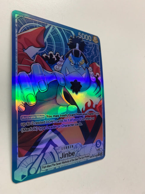 Jinbe OP14-040 (Alternate Art) | FULL HOLO | Orica PROXY