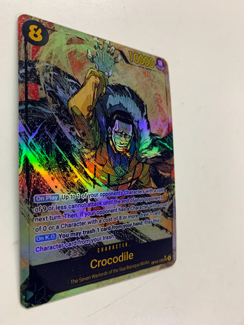 Crocodile OP14-120 (Alternate Art) | FULL HOLO | Orica PROXY