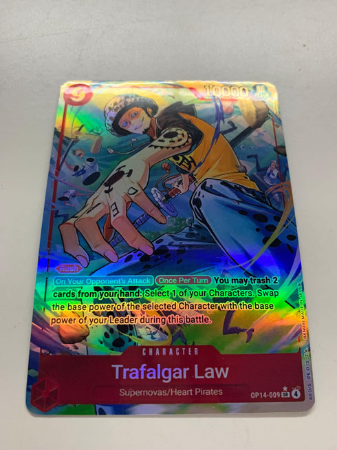 Trafalgar Law OP14-009 (Alternate Art) | FULL HOLO | Orica PROXY