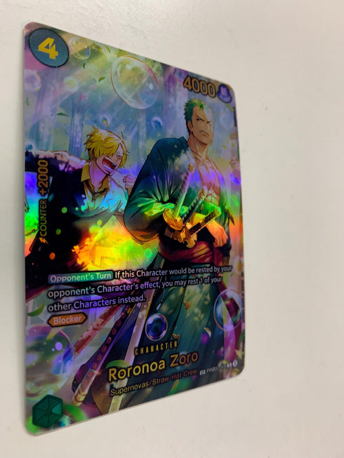 Roronoa Zoro PRB02-006 (Alternate Art) | FULL HOLO | Orica PROXY