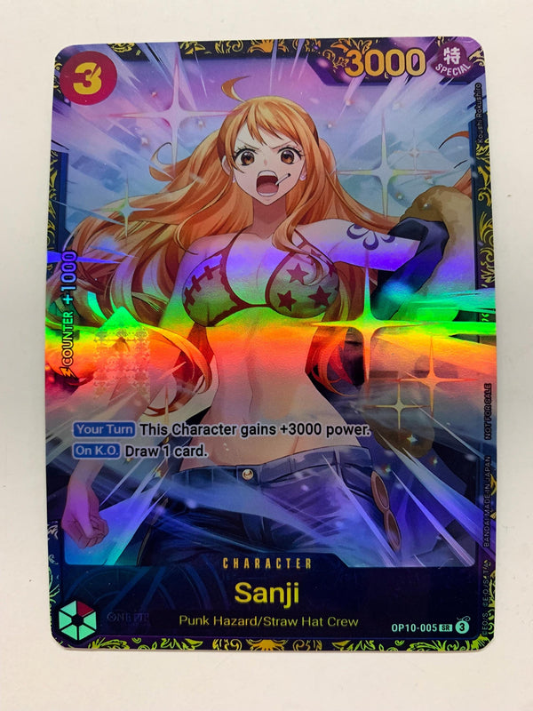 Sanji OP10-005 (Alternate Art) | FULL HOLO | Orica PROXY