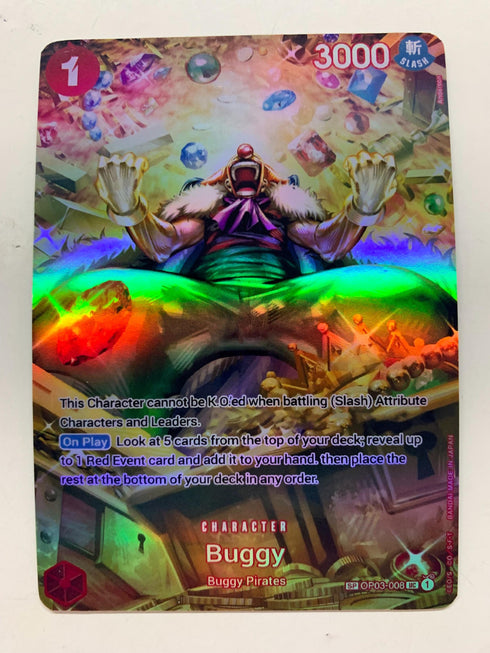 Buggy OP03-008 (Alternate Art) | FULL HOLO | Orica PROXY