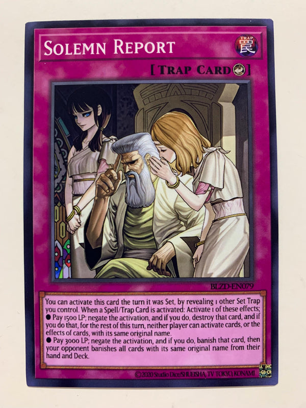 Solemn Report | Super Rare | Orica PROXY