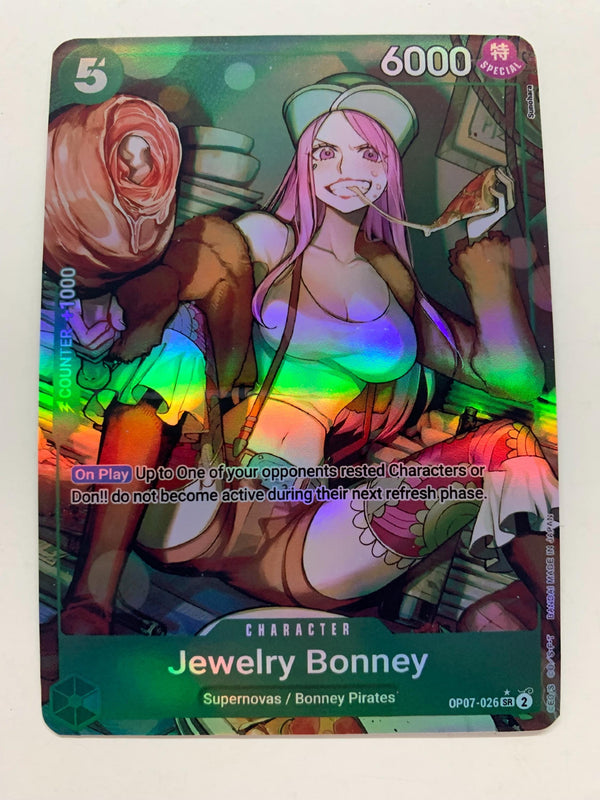 Jewelry Bonney OP07-026 (Alternate Art) | FULL HOLO | Orica PROXY