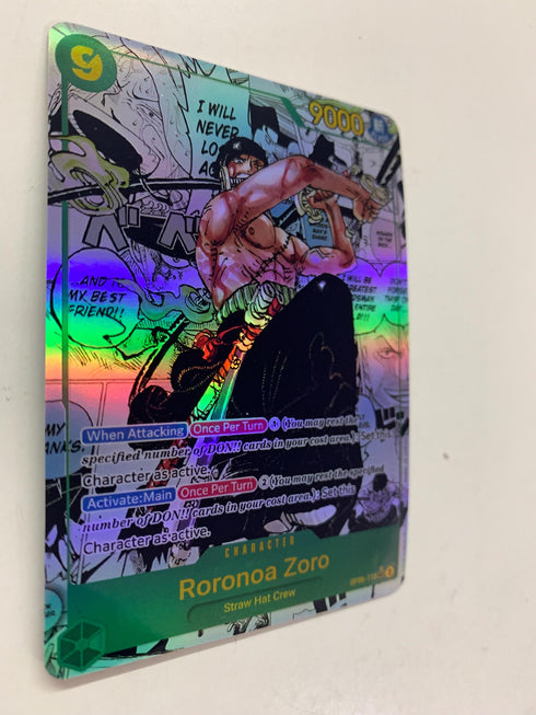 Roronoa Zoro OP06-118 (Alternate Art) | FULL HOLO | Orica PROXY