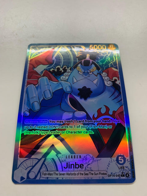 Jinbe OP14-040 (Alternate Art) | FULL HOLO | Orica PROXY