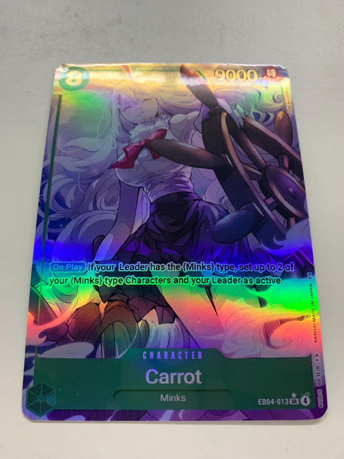 Carrot EB04-013 (Alternate Art) | FULL HOLO | Orica PROXY