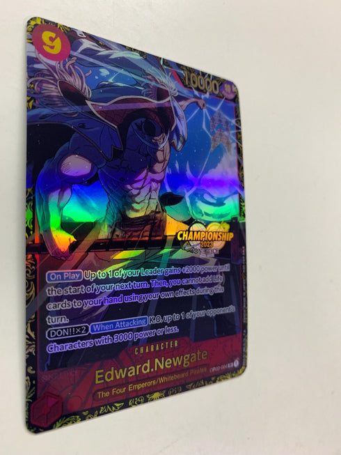 Edward.Newgate OP02-004 (Alternate Art) | FULL HOLO | Orica PROXY