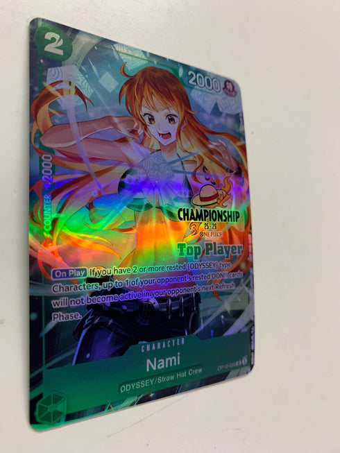 Nami OP10-033 (Alternate Art) | FULL HOLO | Orica PROXY