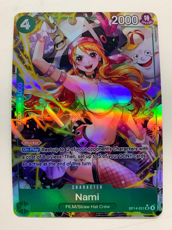 Nami OP14-031 (Alternate Art) | FULL HOLO | Orica PROXY