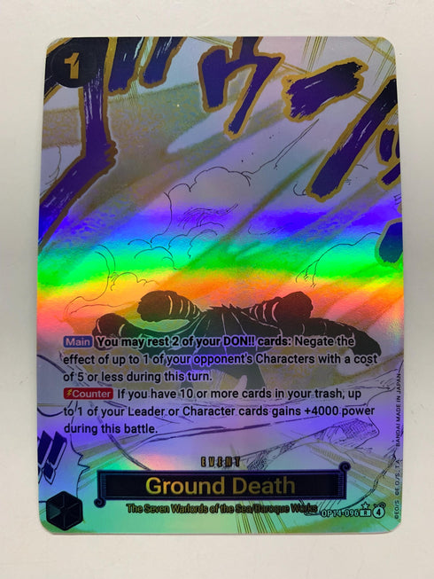 Ground Death OP14-096 (Alternate Art) | FULL HOLO | Orica PROXY
