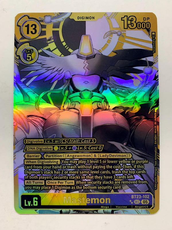 Mastemon BT23-102 (Alternate Art) | FULL HOLO | Orica PROXY