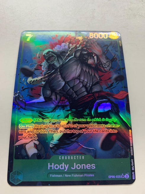 Hody Jones OP06-035 (Alternate Art) | FULL HOLO | Orica PROXY
